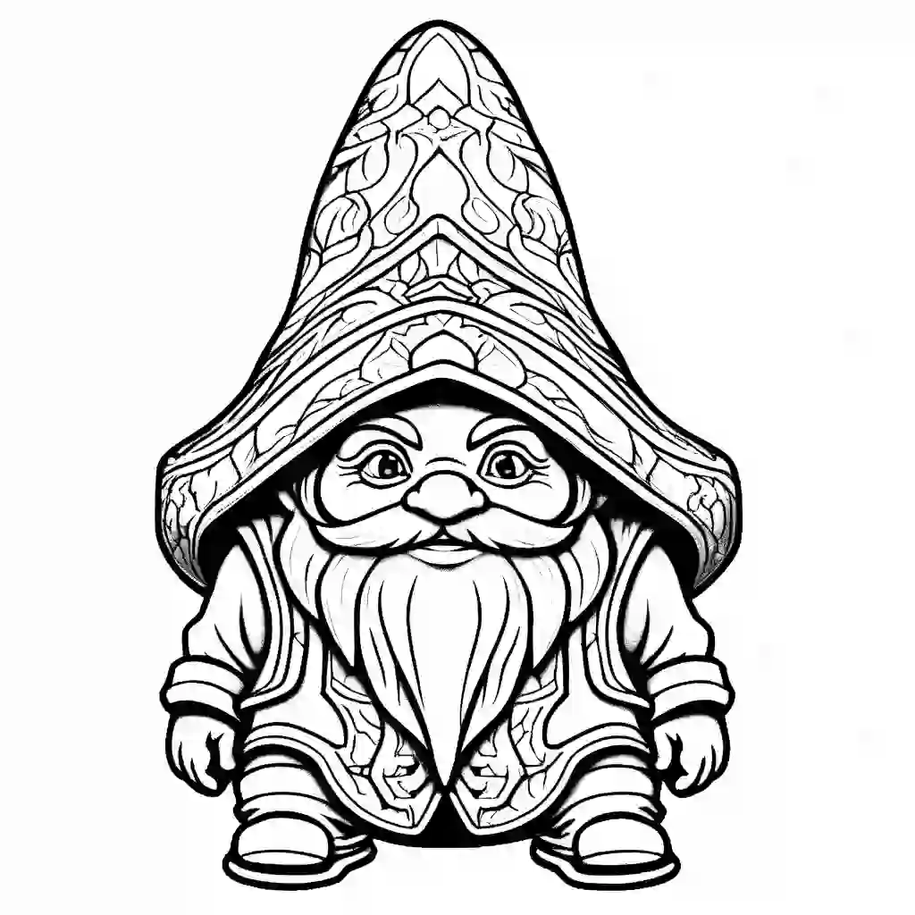 Gnome Hat coloring pages